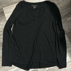 AE soft & plush v-neck long sleeve